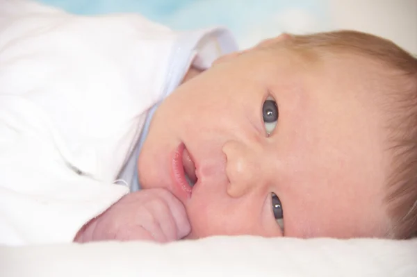 Πορτρέτο του χαριτωμένο νεογέννητο μωρό — Φωτογραφία Αρχείου