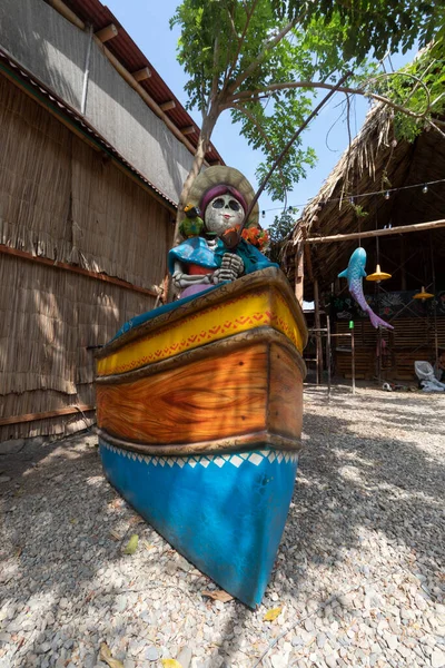Katrina Death Sculpture Fishing Hoste Palomino Guajira — Stock Photo, Image