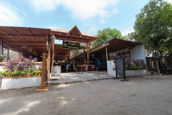 stock image Rustic mini market in hostel street