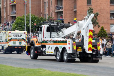Traffic and transit Police Heavy tow during independence day parade