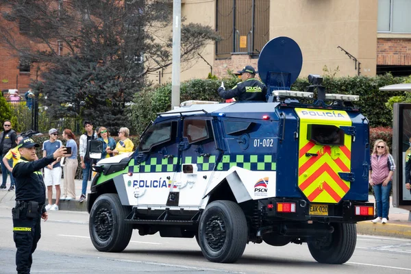 Police Armored Vehicle Independence Day Parade — Foto de Stock