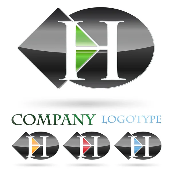 Logo inicial letra H # Vector — Archivo Imágenes Vectoriales