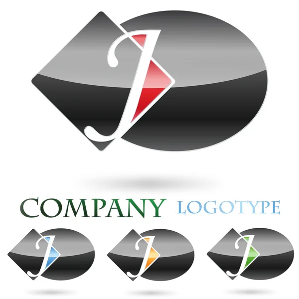 Logo initial letter J # Vector — Stock Vector