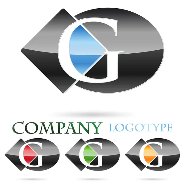 Logo iniziale lettera G # Vector — Vettoriale Stock