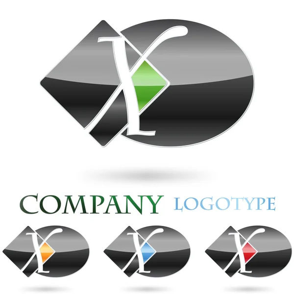Logotipo letra inicial X # Vector — Vetor de Stock