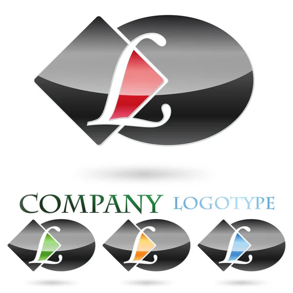 Logo eerste letter L # Vector — Stockvector