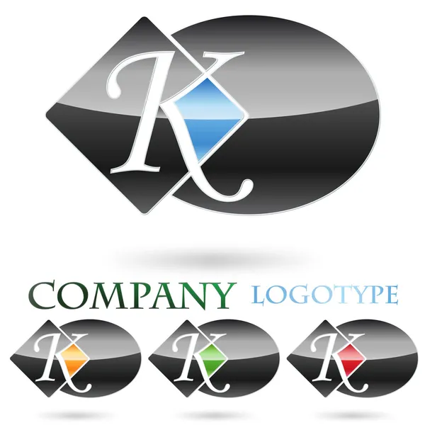 Logo letra inicial K # Vector — Archivo Imágenes Vectoriales