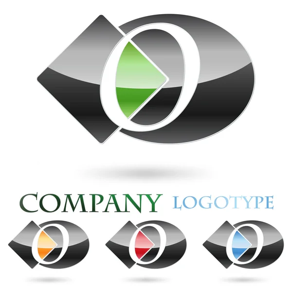 Logotipo letra inicial O # Vector —  Vetores de Stock