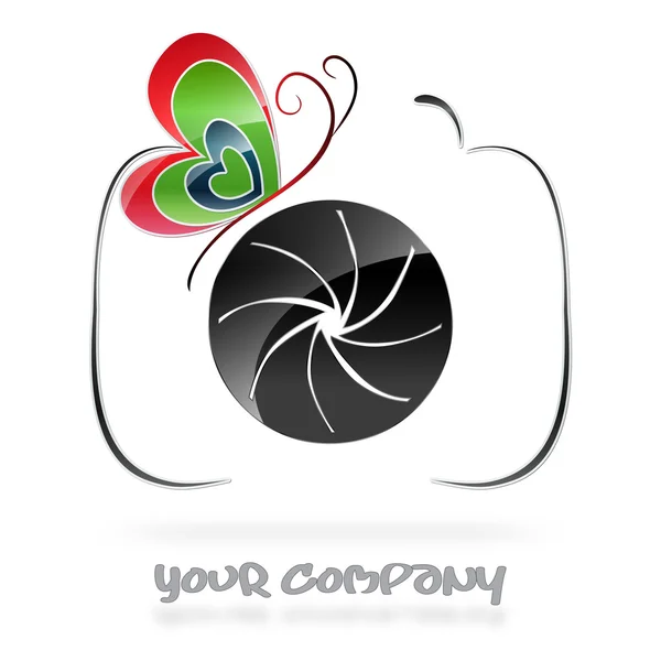 Photography company logo #vector — Stock Vector