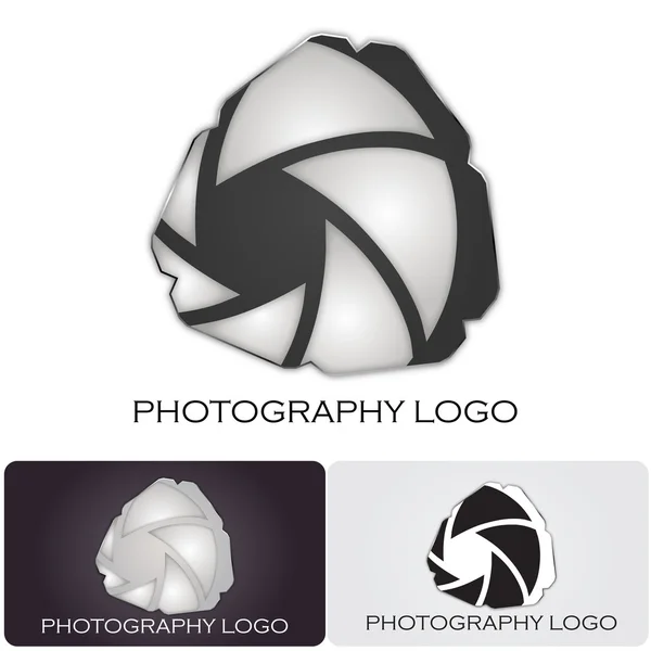 Logo de la compañía de fotografía # vector — Vector de stock