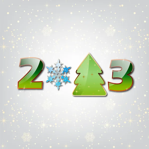 2013, Feliz Ano Novo — Vetor de Stock