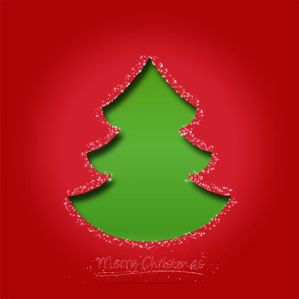 Karácsonyi háttérkép szöveg szóközzel. — Stock Vector