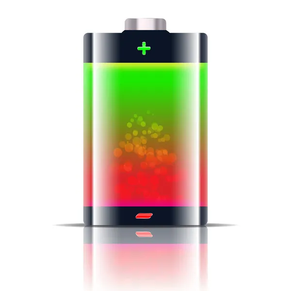 Battery level indicator — Stock Vector