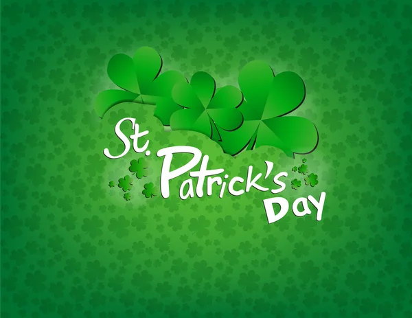 Saint patricks dag achtergrond — Stockvector