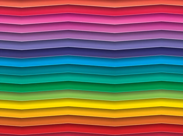 Kleurrijke achtergrond met horizontale golf lijnen — Stockvector