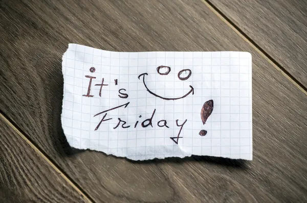 It's Friday — Stock Photo, Image