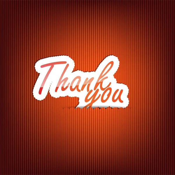 Thank you background — Stock Vector