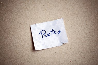 Retro arka plan!