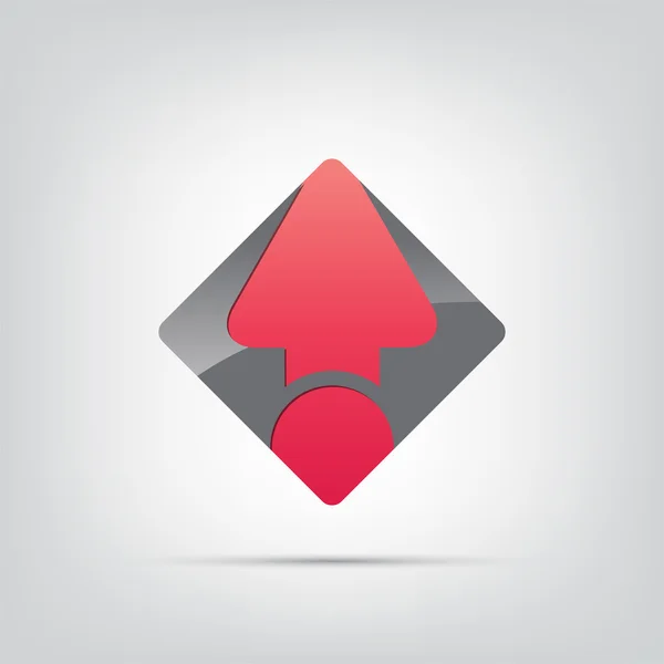 Icono abstracto — Vector de stock