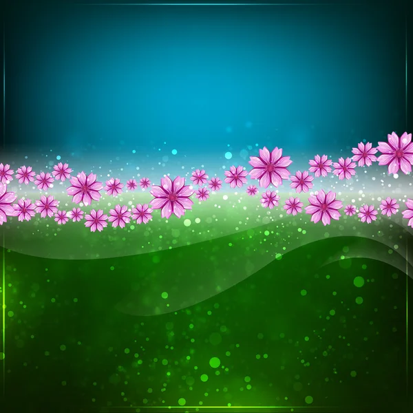 Spring or Summer abstract background. — Stock Vector