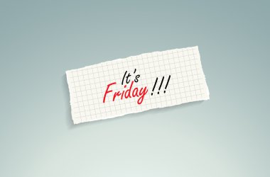 It is Friday! clipart