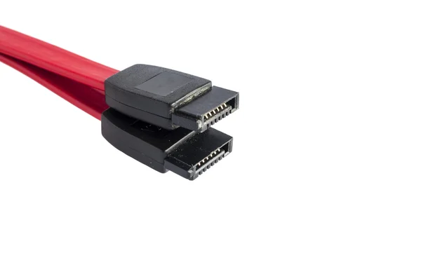 Sata cable on a white background — Stock Photo, Image