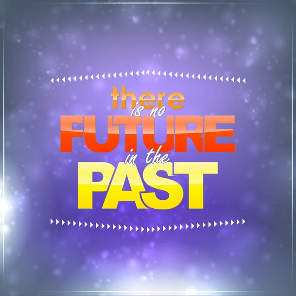 Przyszłość w przeszłości — Wektor stockowy
