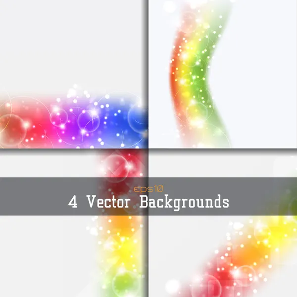 Set of backgrounds — Stock Vector