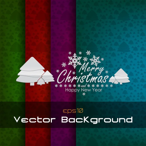 Set of Christmas backgrounds — Stock Vector