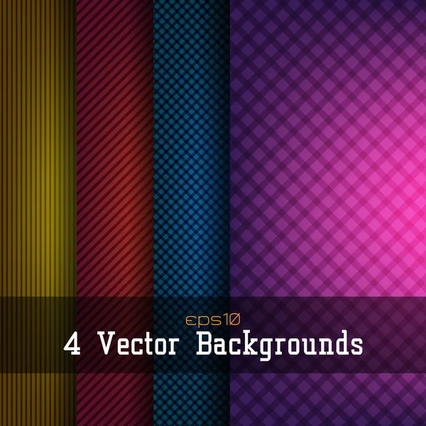 Set of backgrounds — Stock Vector