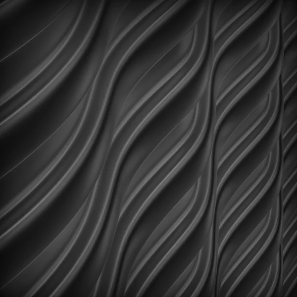 抽象 3d 金属波浪背景。3d 渲染. — 图库照片