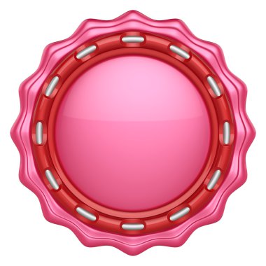 Beyaz arka plan üzerinde izole logonuzu soyut Çember etiketi