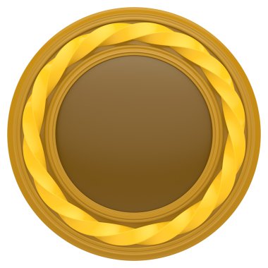 Beyaz arka plan üzerinde izole logo için soyut daire etiket.