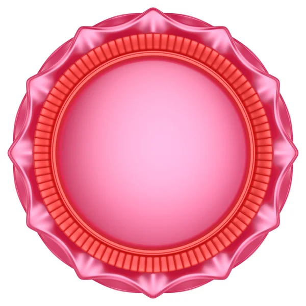 Rótulo do círculo abstrato isolado sobre fundo branco . — Fotografia de Stock