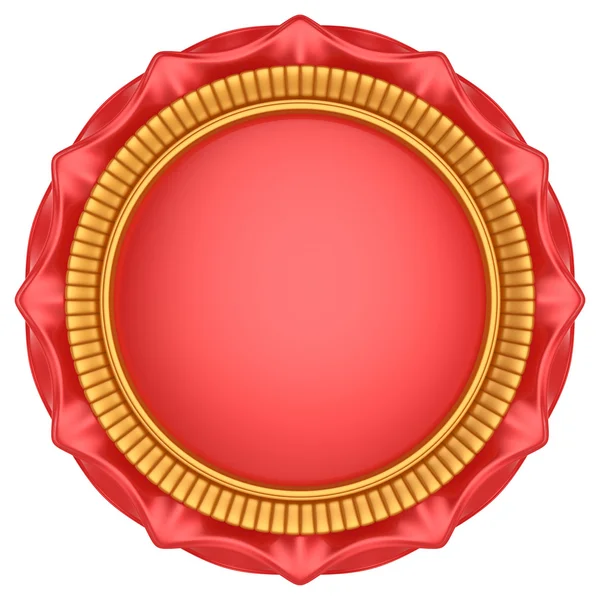 Rótulo do círculo abstrato isolado sobre fundo branco . — Fotografia de Stock