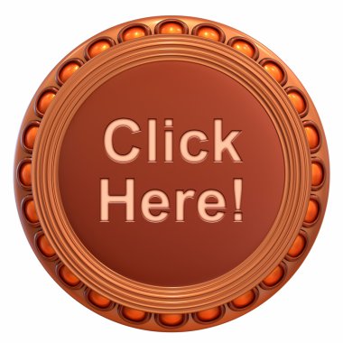 Beyaz arka plan üzerinde izole soyut 3d simgesi.