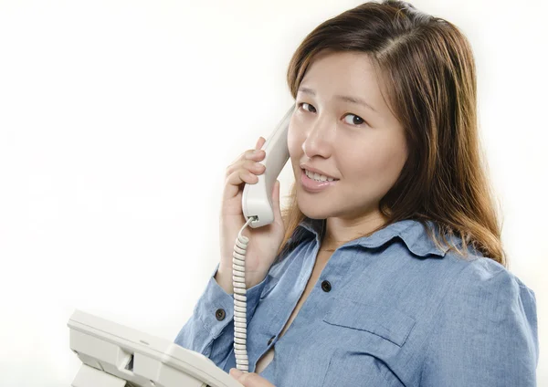 On the phone — Stock Photo, Image