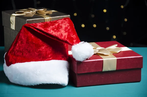 Scatole regalo di Natale — Foto Stock