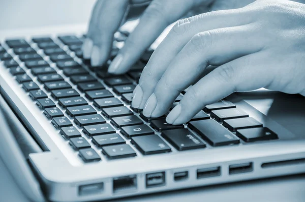 Gray tone of typing — Stock Photo, Image