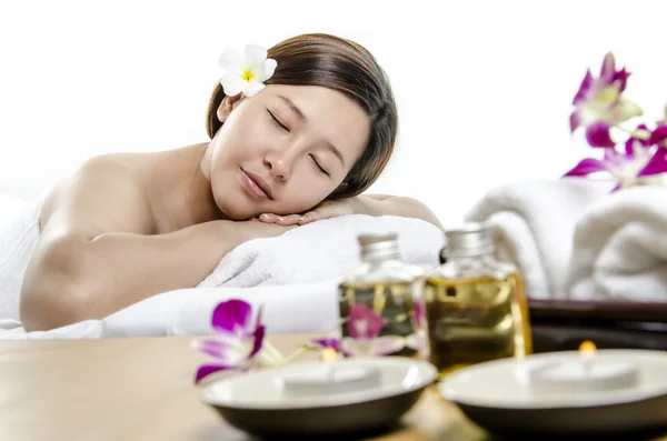 Concept of spa and massage — Stock Photo, Image