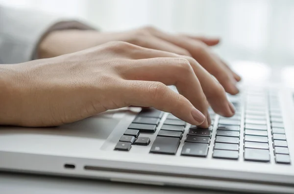 Typing hands — Stock Photo, Image