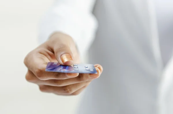 Giving card — Stock Photo, Image