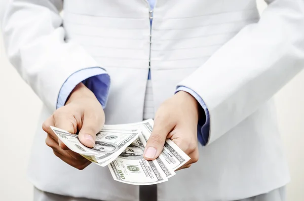 Money in the hands — Stock Photo, Image