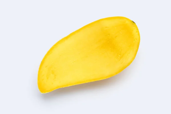 Fruta Tropical Mango Sobre Fondo Blanco — Foto de Stock