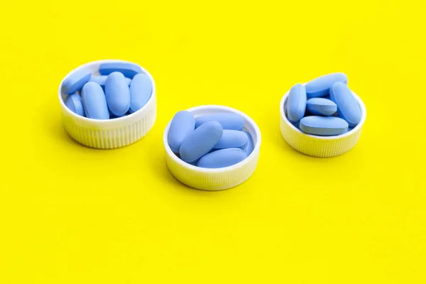 Prep Profilaxis Previa Exposición Pastillas Azules Utilizadas Para Prevenir Vih — Foto de Stock