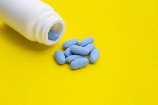 Prep Pre Exposure Prophylaxis Blaue Pillen Zur Hiv Prävention — Stockfoto