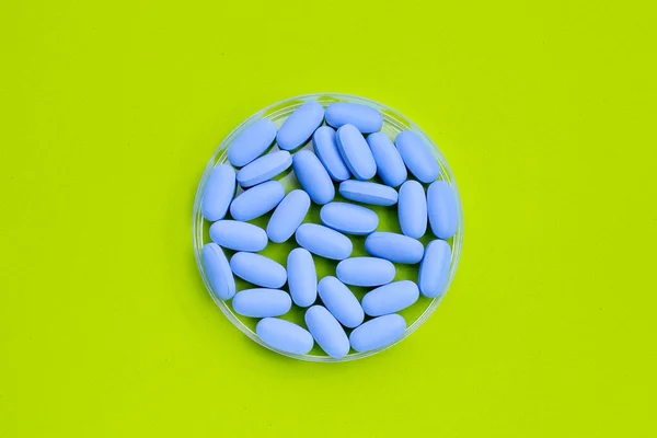 Prep Profilaxis Previa Exposición Pastillas Azules Utilizadas Para Prevenir Vih — Foto de Stock