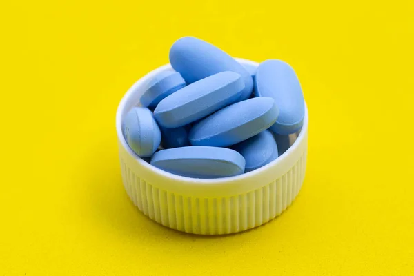 Prep Pre Exposure Profylaxis Modré Pilulky Používané Prevenci Hiv — Stock fotografie