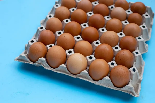 Ovos Galinha Caixa Papel — Fotografia de Stock