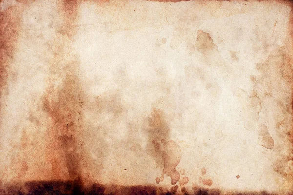 Altes Braunes Papier Grunge Hintergrund Abstrakte Flüssige Kaffeefarbentextur — Stockfoto